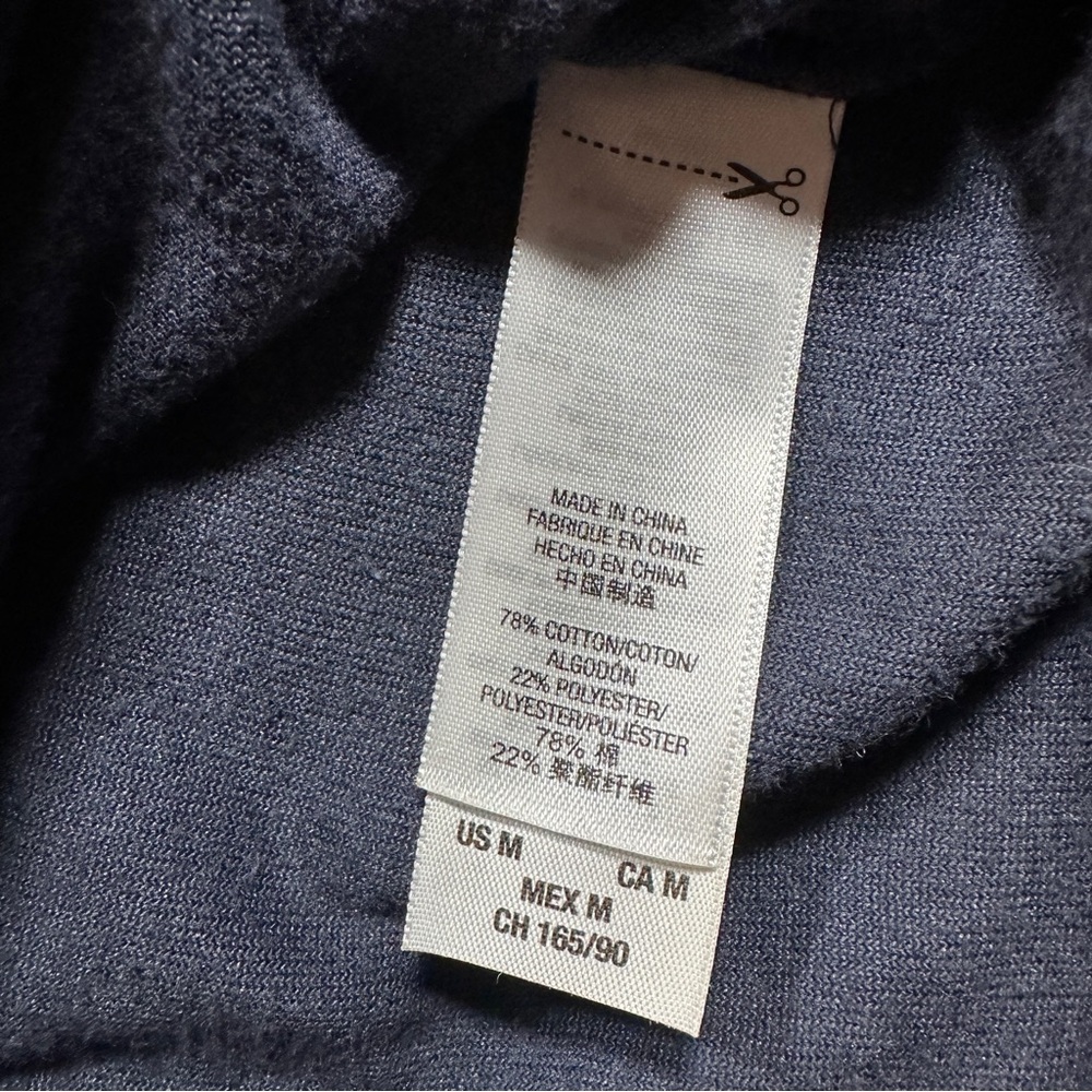 Juicy Couture Velour Full Zip Hoodie Women’s M Navy Blue Cozy Lounge‎ Y2K - Picture 7 of 11